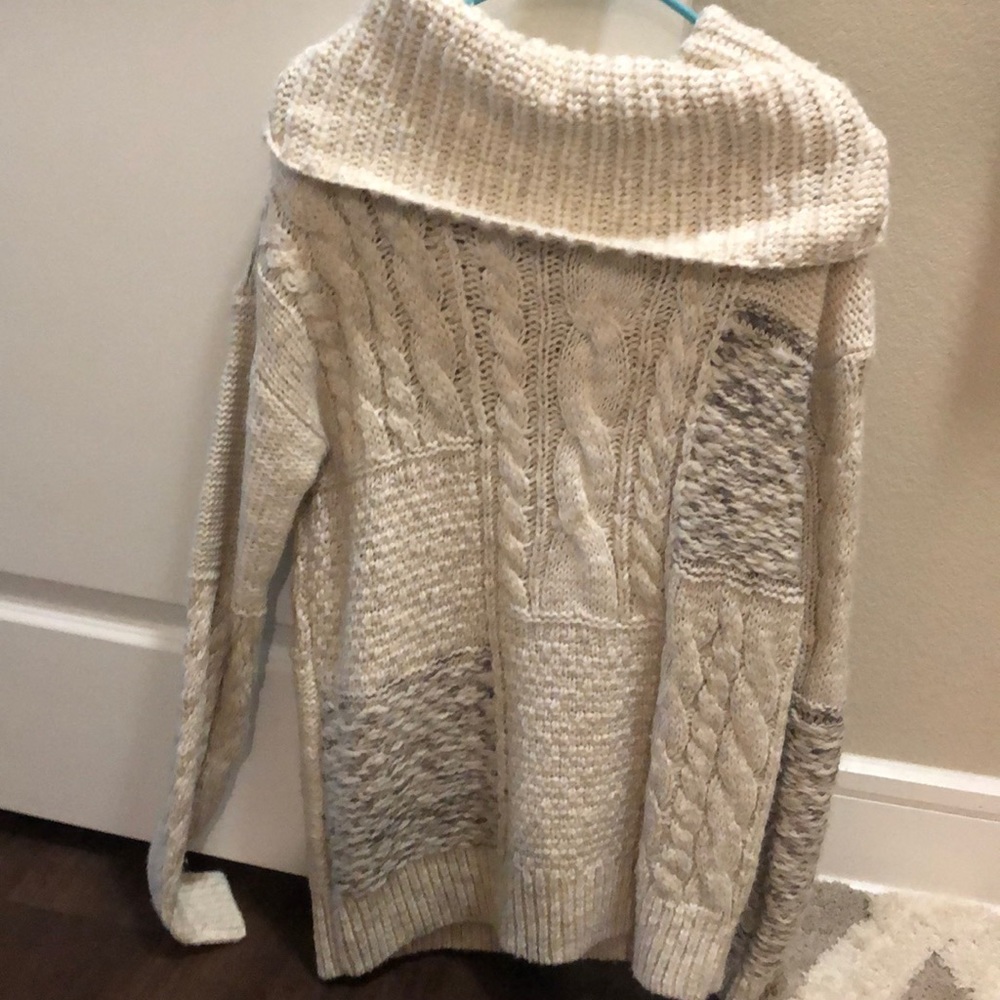 Cowl-neck sweater